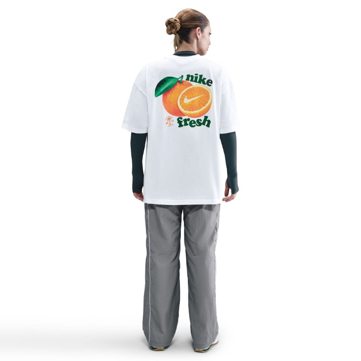 Tricou de dame Nike W Nsw Os Ss Fruit Spd White, s.XL