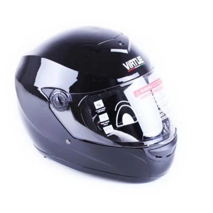 Мотошлем Virtue MD101B Black Striped, s.M