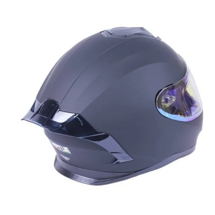 Мотошлем Virtue MD820-1 Matt Black/Blue Chameleon, s.S