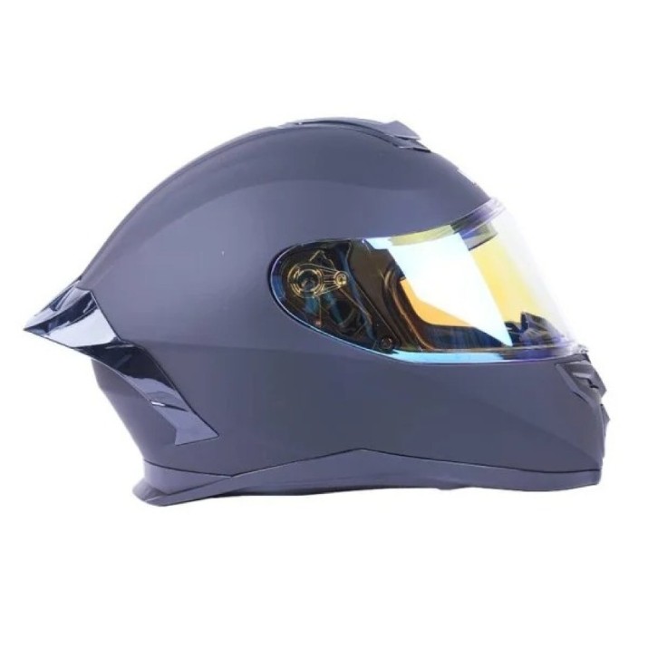 Мотошлем Virtue MD820-1 Matt Black/Blue Chameleon, s.S