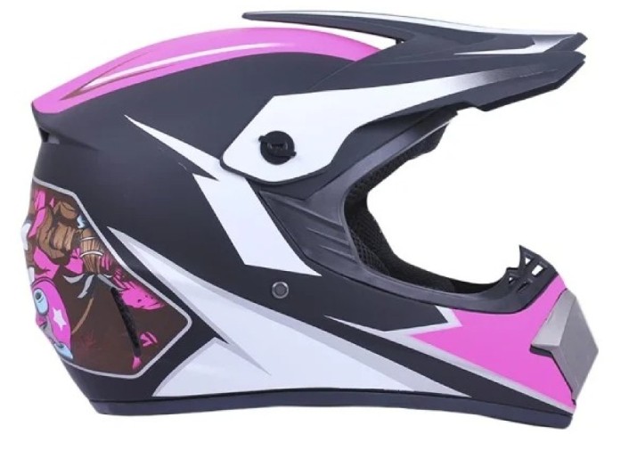 Cască pentru motocicletă Virtue MD905 Black/White/Crimson, s.М