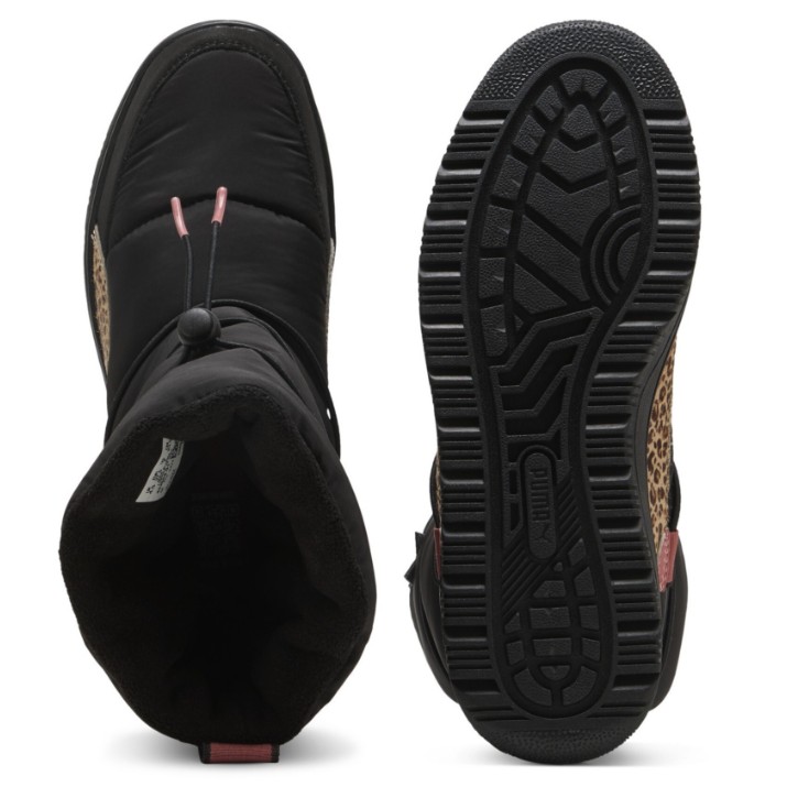 Ботинки женские Puma Snowbae Wns Animal FLair Puma Black/Toasted Almond, s.37.5