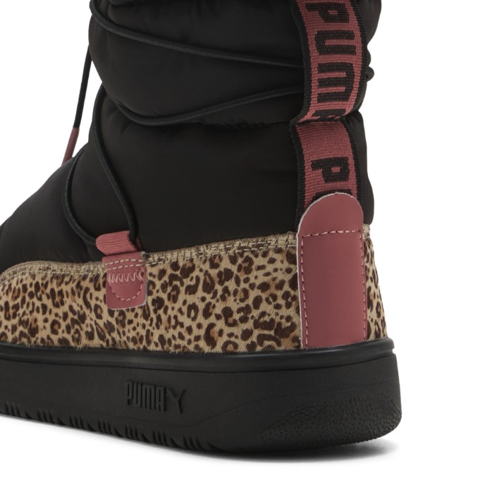 Ботинки женские Puma Snowbae Wns Animal FLair Puma Black/Toasted Almond, s.38
