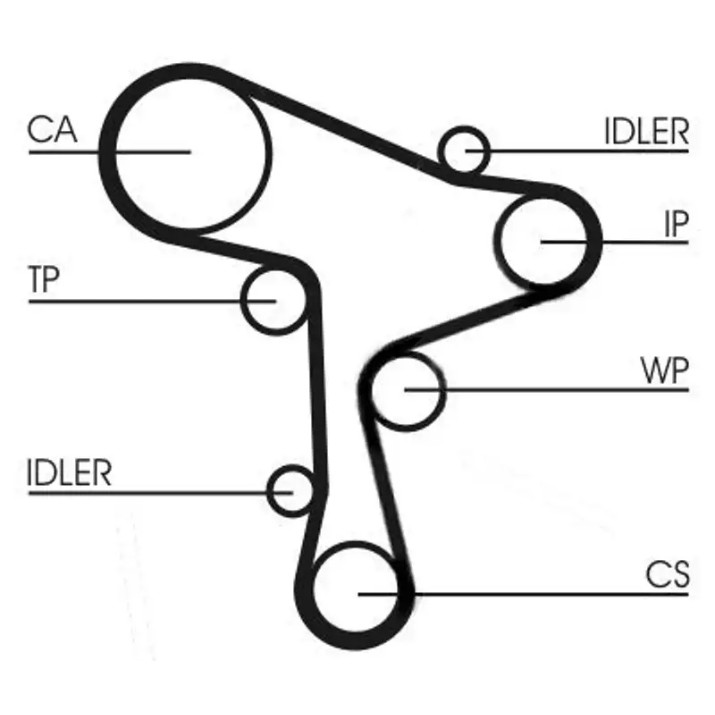 Curea de distribuție Continental CT1168WP3