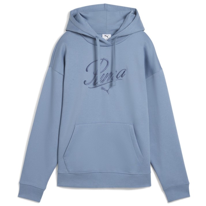 Женская толстовка Puma Ess Script Comfort Fl Cool Blue, s.M