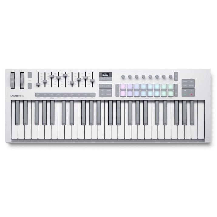 MIDI-claviatura Novation Launchkey 49 MK4 White