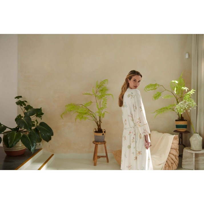 Халат Pip Studio Naomi Blossom Chique White, s.XXL (51.510.772)