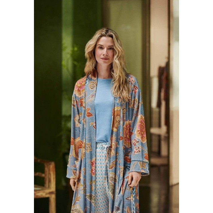 Халат Pip Studio Nisha Matata Blue, s.M (51.510.739)