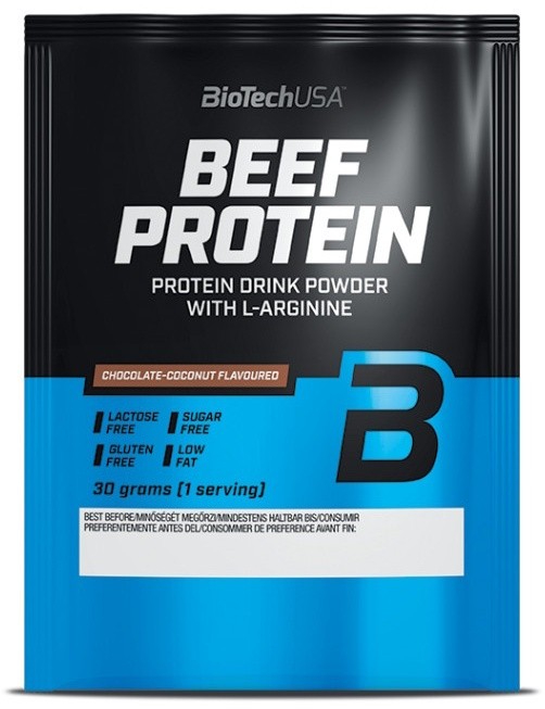 Proteină Biotech Beef Chocolate & Coconut 30g