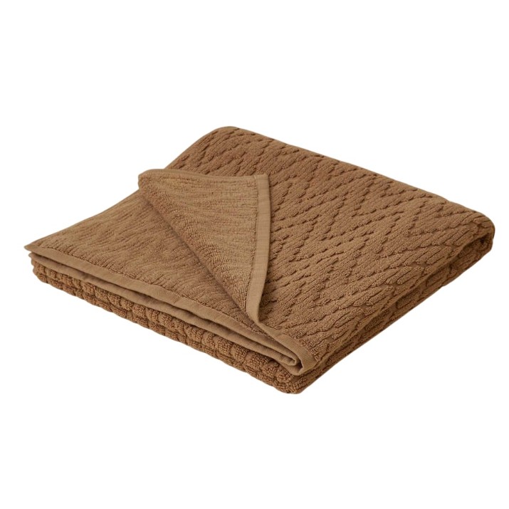 Полотенце Maisonette Wavy 50x90 Brown 123620