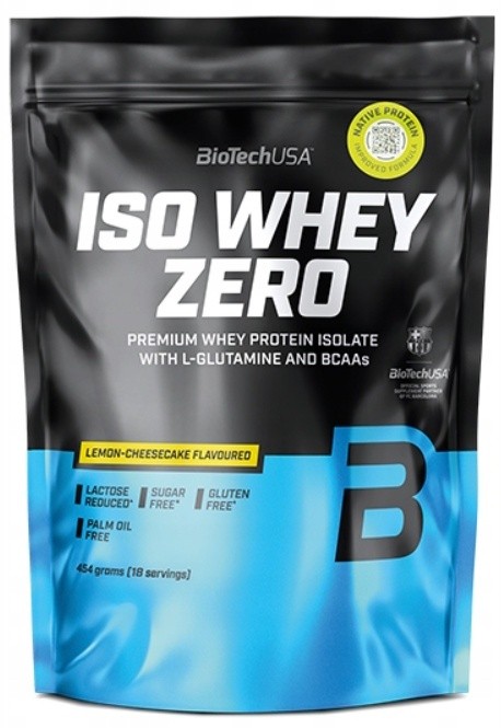 Протеин Biotech Iso Whey Zero Lemon Cheesecake 454g