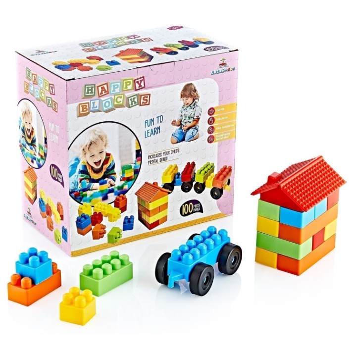 Set de construcție Guclu Toys J4744 Happy Blocks 26pcs