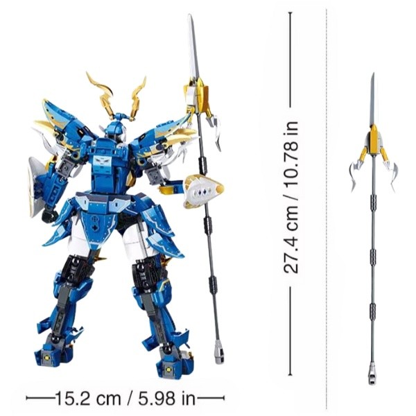 Set de construcție Sluban Robot Zhao Yun (B1270)