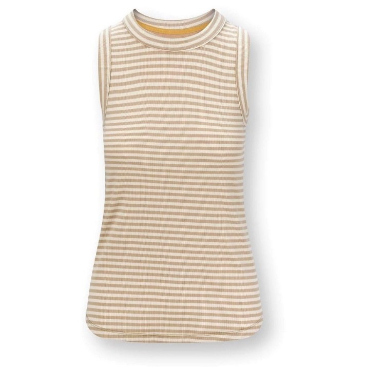 Maiou de dame Pip Studio Trinity Little Sumo Stripe Sand, s.M (51.513.219)