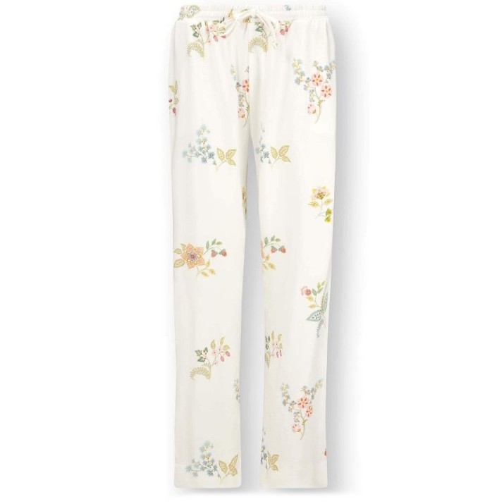 Pantaloni de damă Pip Studio Belin Blossom Chique White, s.XL (51.600.431)