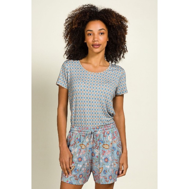 Tricou de dame Pip Studio Tilly Mojo Blue, s.XL (51.512.725)