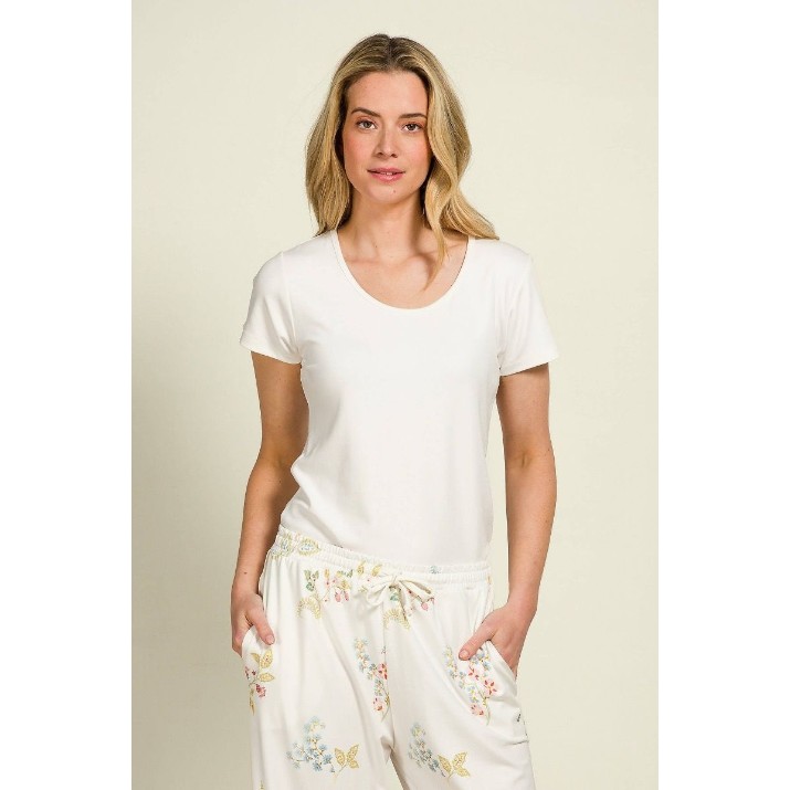 Tricou de dame Pip Studio Tilly Solid White, s.L (51.512.748)