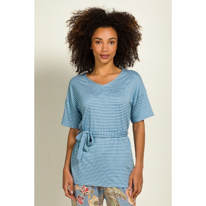 Женская футболка Pip Studio Tonya Little Sumo Stripe Blue, s.S (51.512.776)