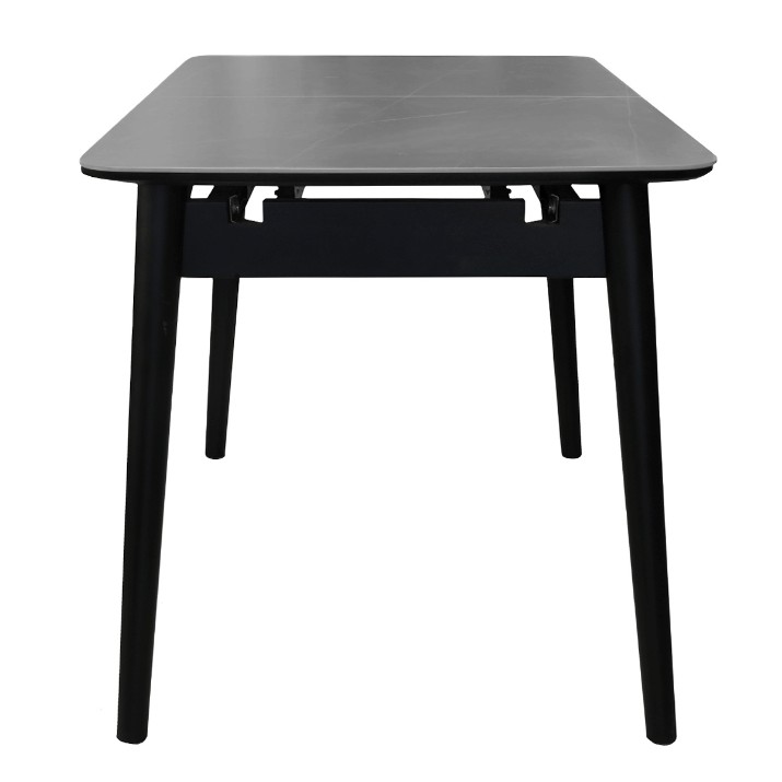 Masă pentru bucătărie Deco Granna 120/150x75x78 Grey/Black (MGRN-LJG-GRYBLK)