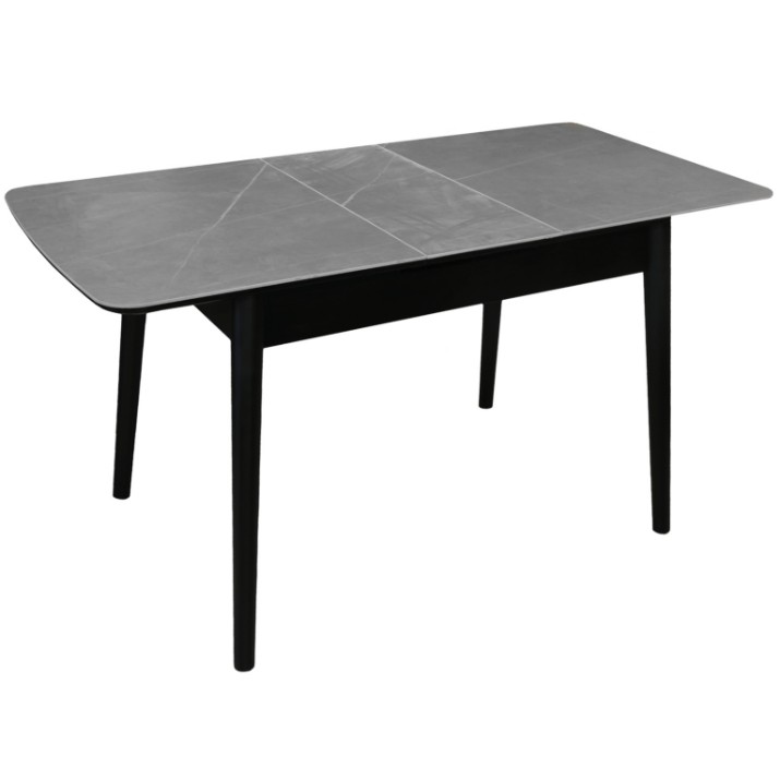 Masă pentru bucătărie Deco Granna 120/150x75x78 Grey/Black (MGRN-LJG-GRYBLK)