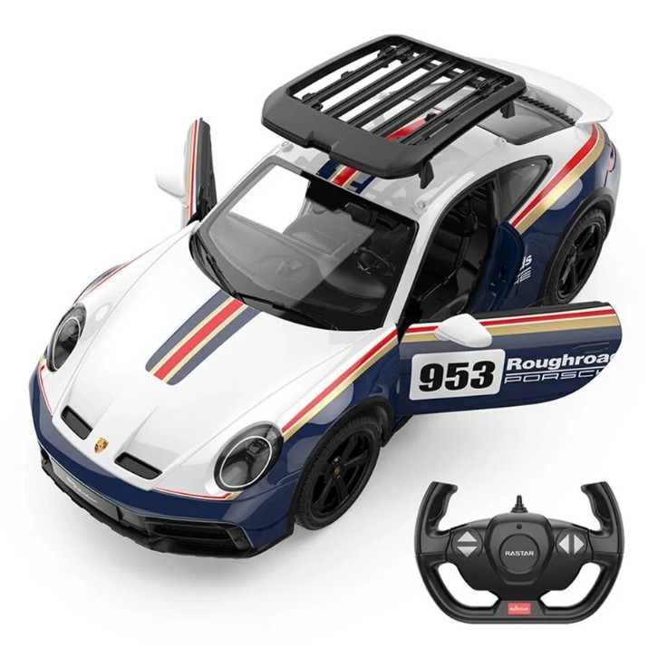 Jucărie teleghidată Rastar 1:14 Porsche 911 Dakar Standard (10131)