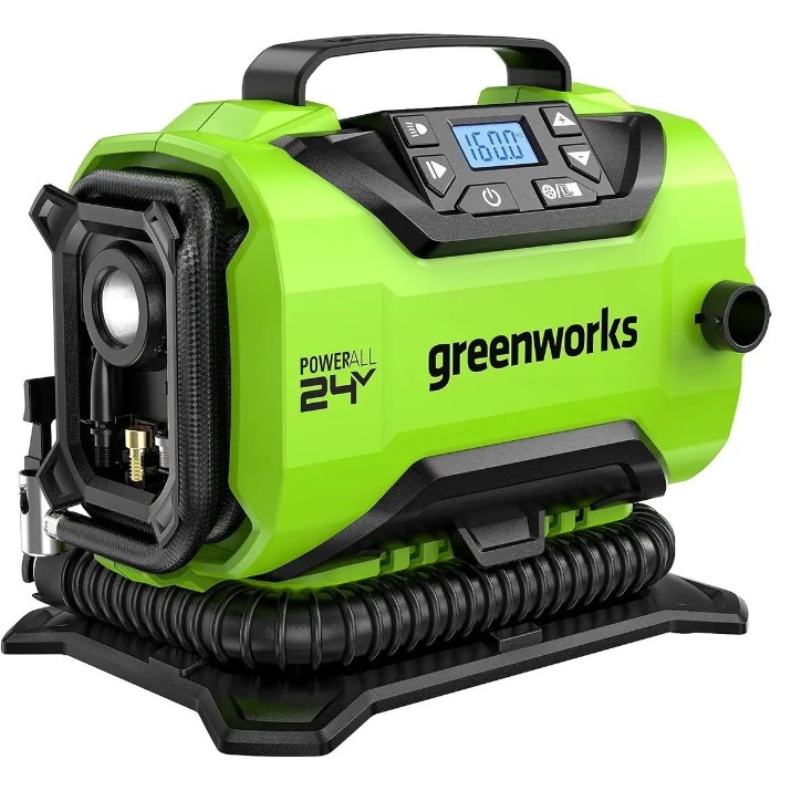 Compresor auto Greenworks G24IN