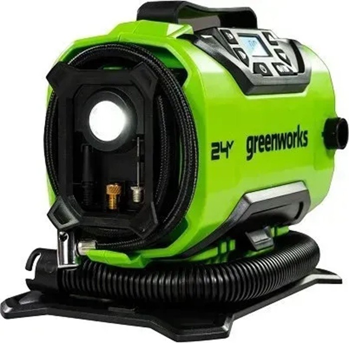 Compresor auto Greenworks G24IN