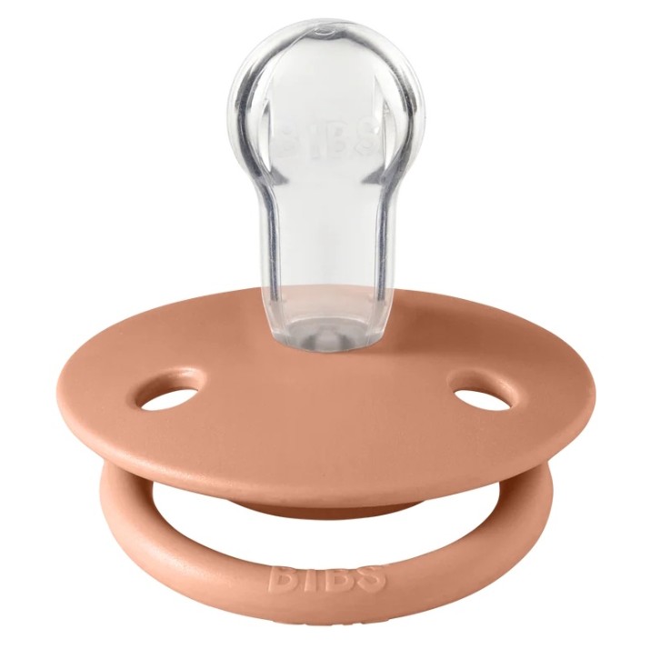 Пустышка BIBS De Lux 2 Pack 0-36months Vanilla/Peach  (150227)