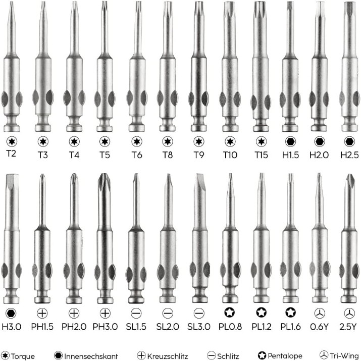 Набор отверток Hama Mini Screwdriver Set 24 in 1 (200762)