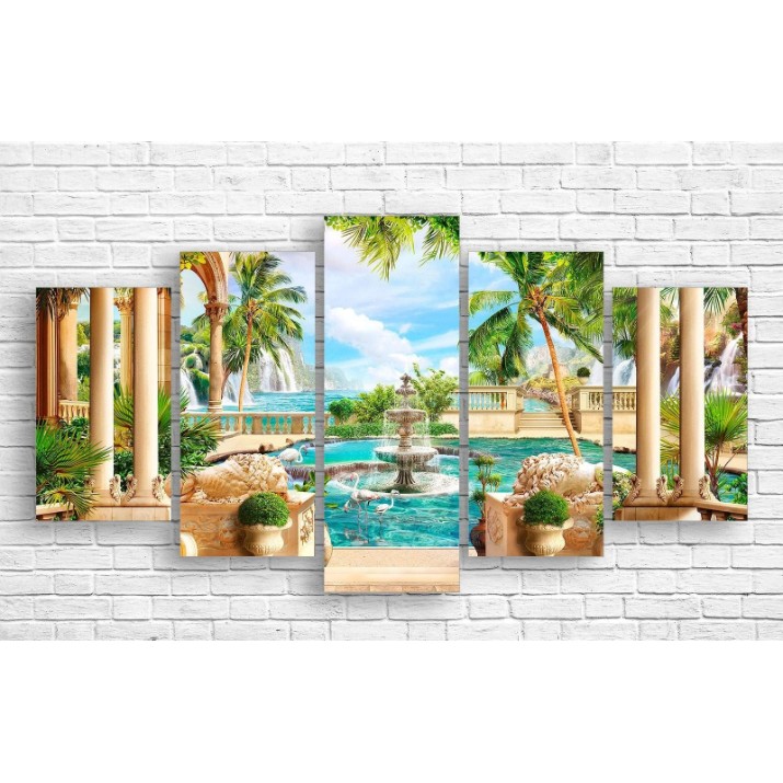 Картина ArtDesign A corner of paradise 150x80cm (Q-10057)