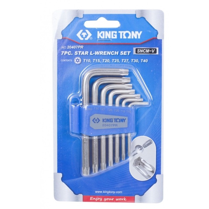 Trusa tubulare King Tony 20407PR