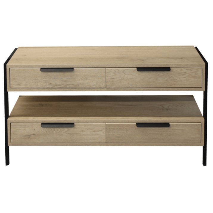 Тумба под ТВ Deco Torro Oak Sonoma/Black (S2TRTV)