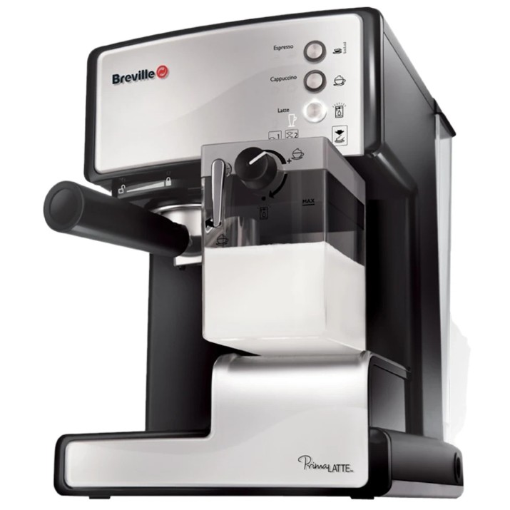 Электрокофеварка Breville Prima Latte Silver (VCF045X-DIM)