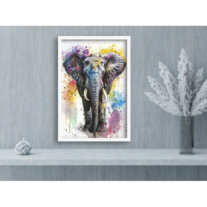 Pictură ArtDesign Watercolor elephant 45x64cm (RFG-10044)