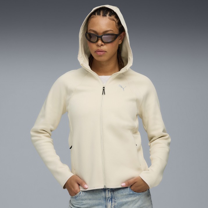 Hanorac damă Puma Evostripe Full-Zip Dk Alpine Snow, s.M