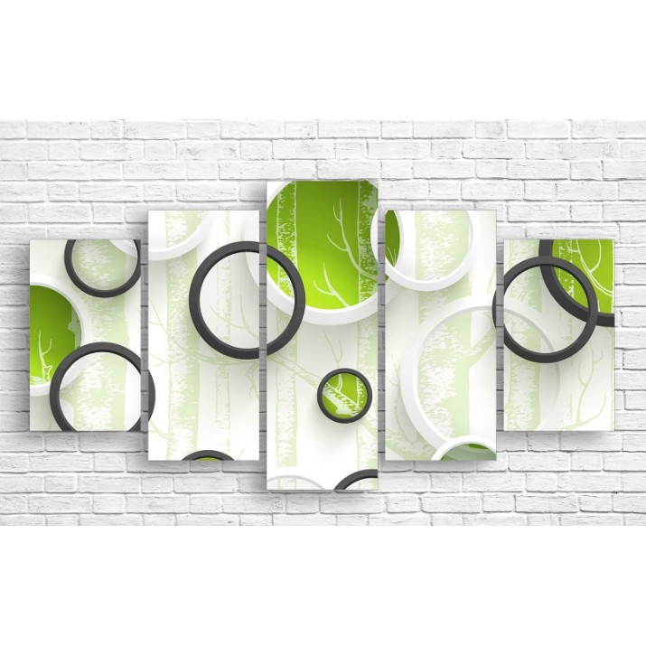 Pictură ArtDesign Circles 150x80cm (A-10228)