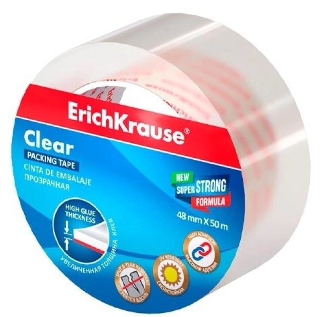 Скотч Erich Krause Clear 50mx48mm (53465)