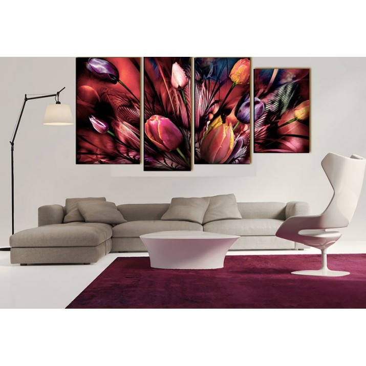 Картина ArtDesign Floral Abstraction 112х60cm (A-10010)