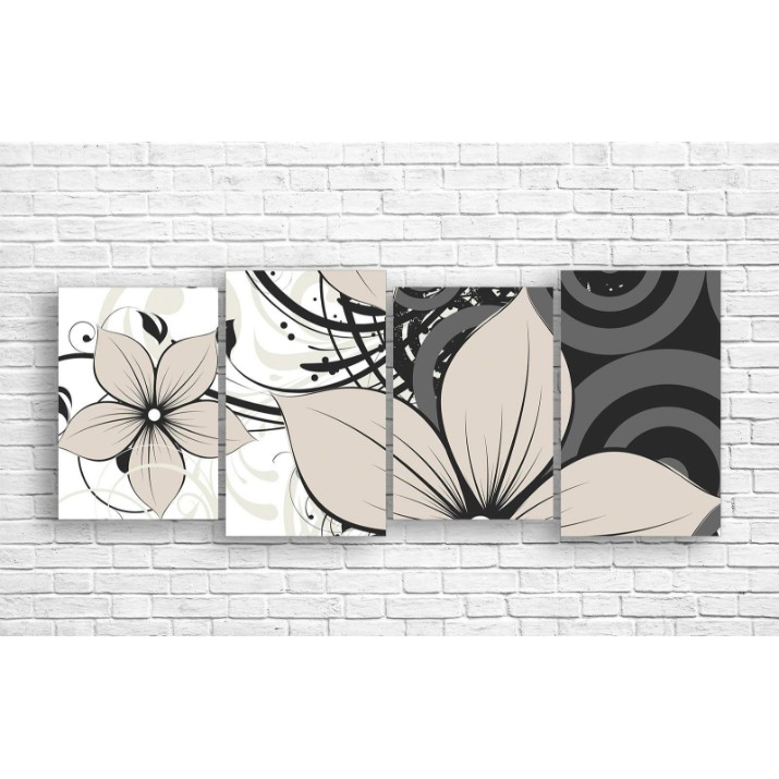 Картина ArtDesign Floral print 150x60cm (A-10198)