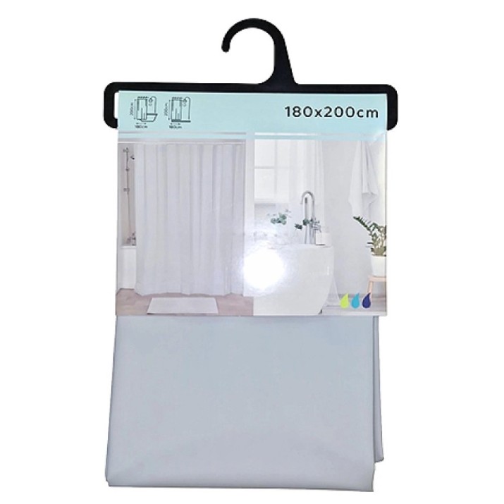 Perdele de duş Tendance Light Grey 180x200cm (56224)