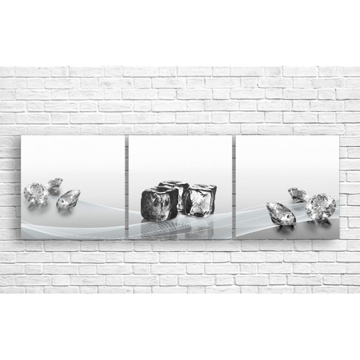 Картина ArtDesign Ice cubes and diamonds 154x50cm (A-10160)