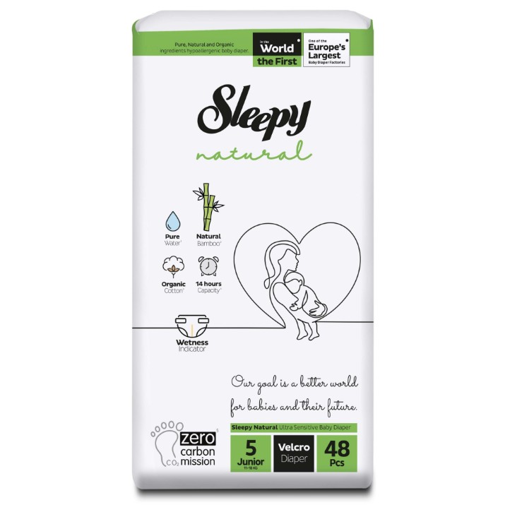 Подгузники Sleepy Jumbo Junior 5/48pcs