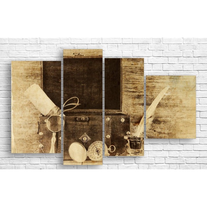Pictură ArtDesign Antique suitcase 145х90cm (R-10008)