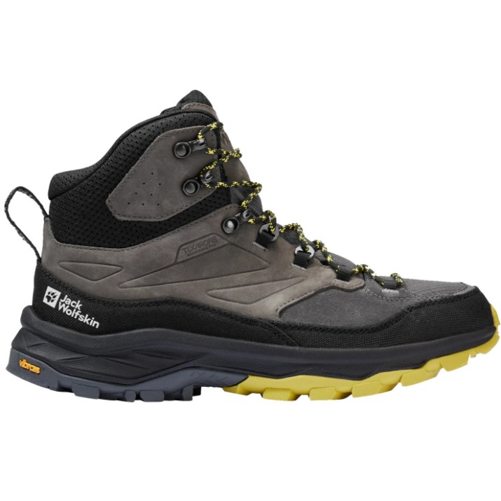 Bocanci pentru bărbați Jack Wolfskin Cyrox Texapore Mid M Slate, s.40
