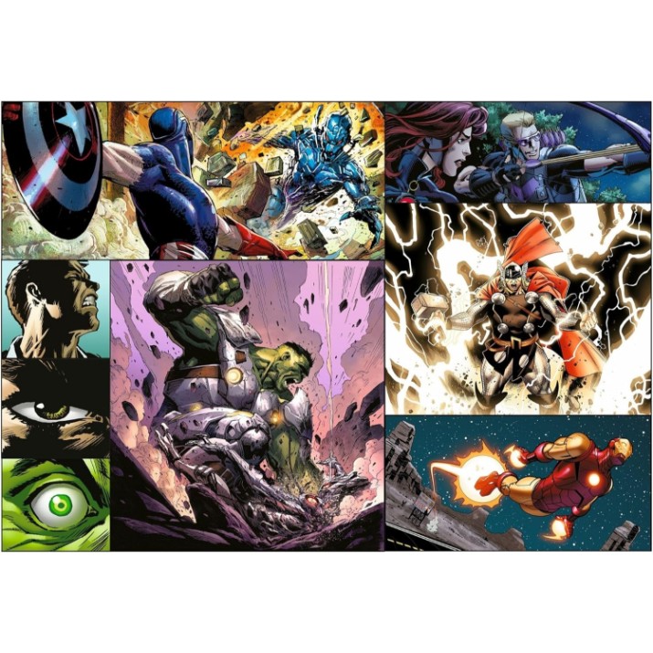 Puzzle Trefl Heroic Days/Disney Marvel The Avengers 4x250 (13309)