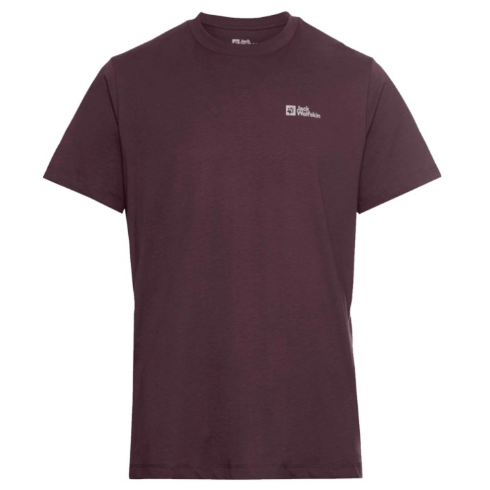 Мужская футболка Jack Wolfskin Essential T M Amaranth, s.XXL