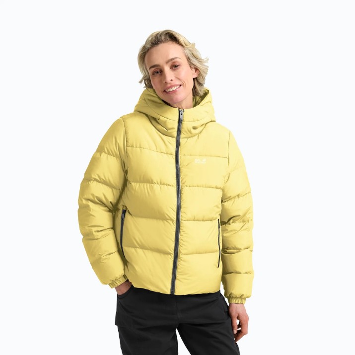 Geacă pentru dame Jack Wolfskin Frozen Palace W Rds Lemon Ice, s.XL