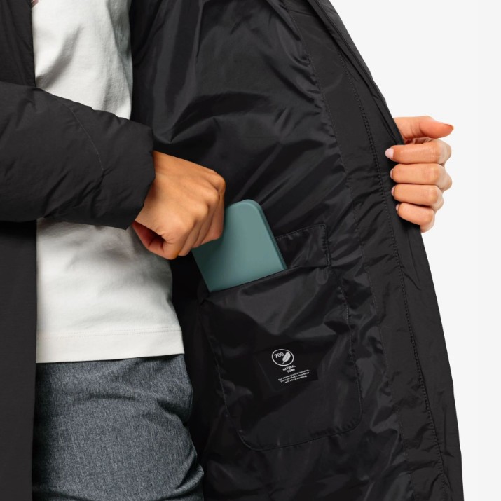 Geacă pentru dame Jack Wolfskin Marienplatz W Rds Black, s.L