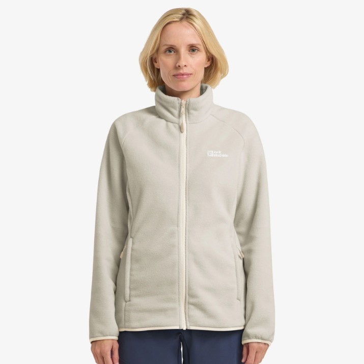 Женская толстовка Jack Wolfskin Moonrise Fz W Pale Sand, s.S
