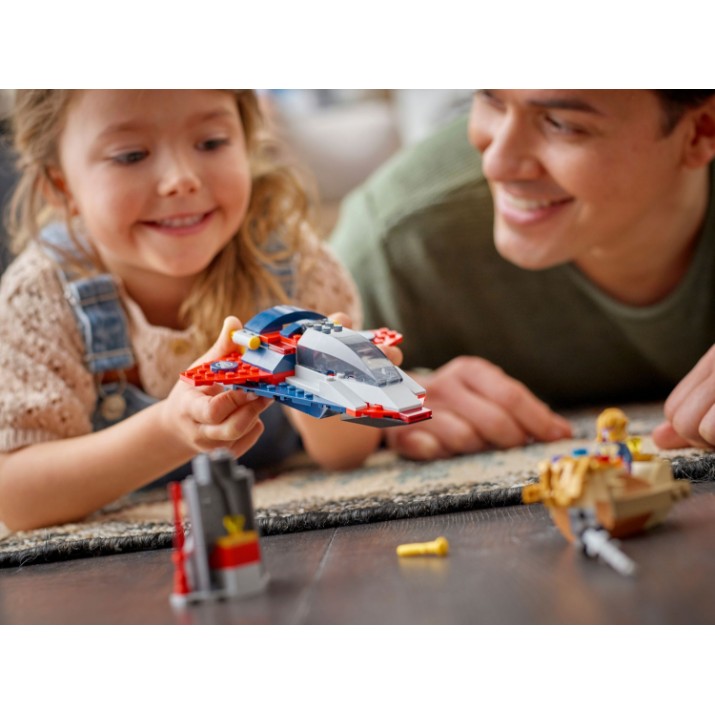 Set de construcție Lego Marvel: Captain America vs Thanos (76319)